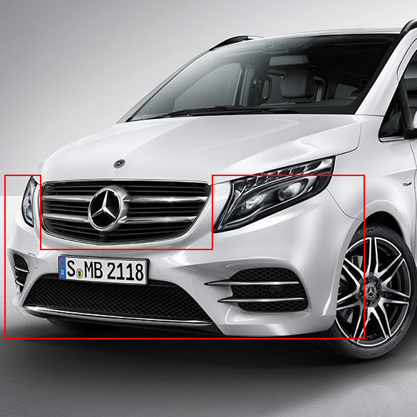 AMG Styling voorbumper | V-Klasse V447 | Origineel Mercedes- | V447-FRONT-AMG