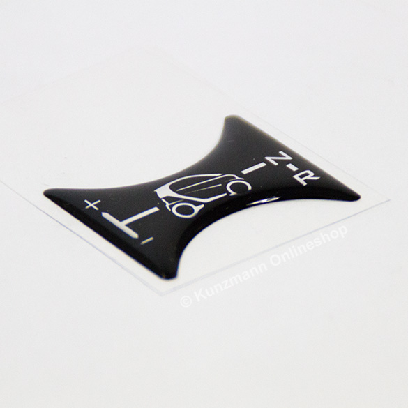 Brabus kleeflabel voor de schakellogica smart fortwo 451 | Originele smart accessoires