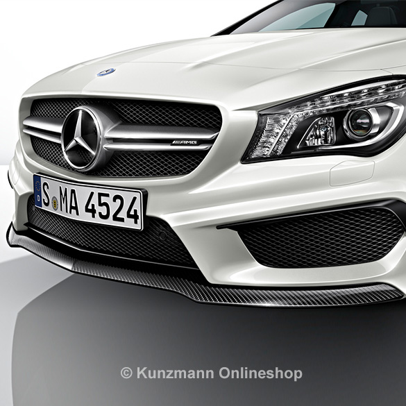 CLA 45 AMG frontspoiler lip | carbon-pakket | origineel Merc | cla-front-lippe-carbon