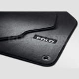 VW Polo 4 / IV velours automatten Premium met opschrift POLO