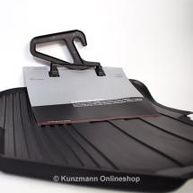 Rubberen automatten set achter Audi A1 zwart 2-delig Origine | 8X0061511 041