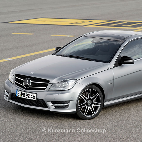 AMG grille auto Edition C zwart | C-Klasse Coupé C204 | Orig | C204-Kuehlergrill-AMG