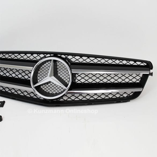 AMG grille auto Edition C zwart | C-Klasse Coupé C204 | Orig | C204-Kuehlergrill-AMG
