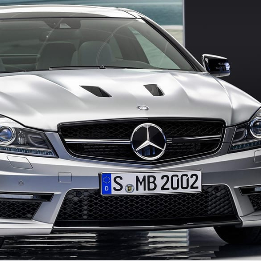 C63 AMG Edition 507 grille auto C-Klasse W204 zwart glanzend | Edition507-W204-Kuehlergrill