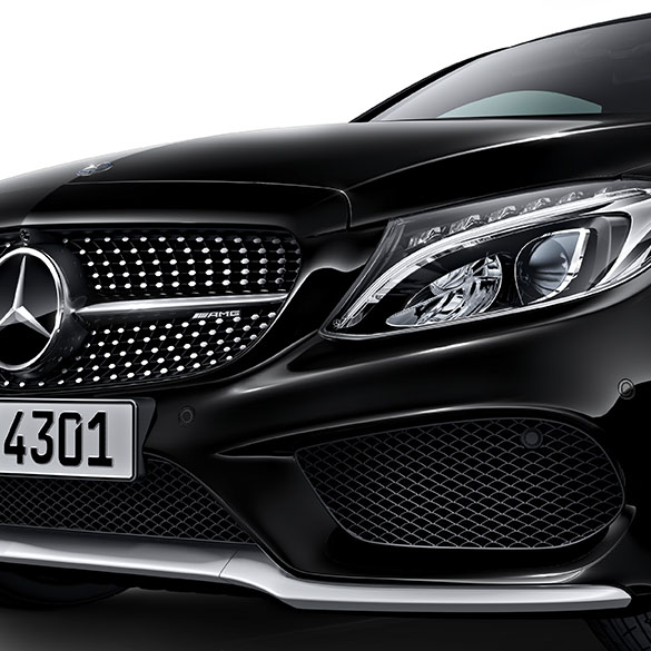 C 43 AMG Logo grille auto C-Klasse W205 Original Mercedes-Bz | A2058174901-B