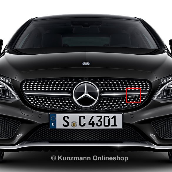 C 43 AMG Logo grille auto C-Klasse W205 Original Mercedes-Benz