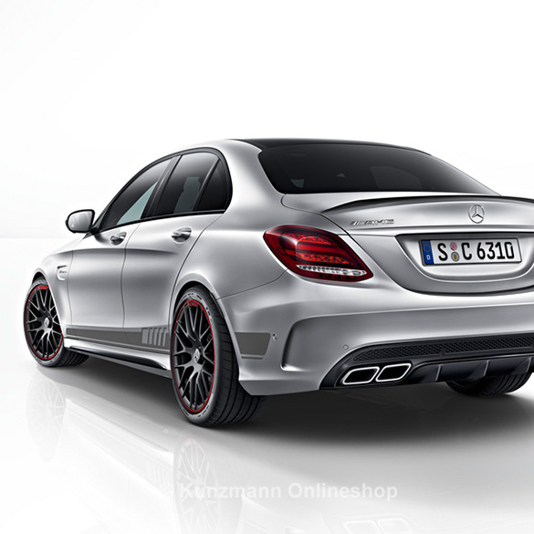 C 63 AMG Edition 1 zij sierstrip folieset C-Klasse W205 orig | C63-ED1-seitlich