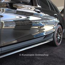 C 63 AMG Edition 1 zij sierstrip folieset C-Klasse W205 orig | C63-ED1-seitlich