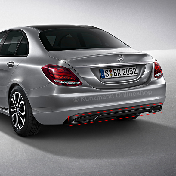 Afwerklijst Nightpakket Avantgarde Exclusive bumper C-Klasse W205 Original Mercedes-Benz