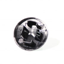 Origineel Mercedes-Benz motorkapembleem met zwarte ster | Stern-Emblem-schwarz-2