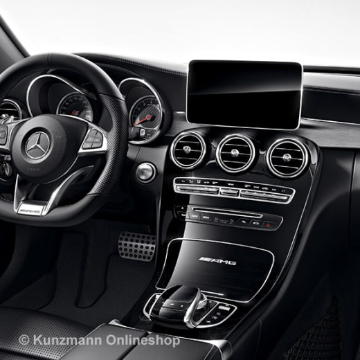 AMG-afdekking middenconsole pianolakoptiek C-Klasse W205 | O | A2058103036