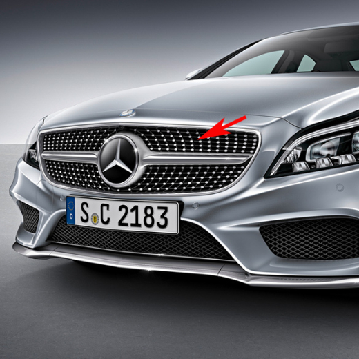 Diamant grille auto | CLS W218 | Origineel Mercedes-Benz | Diamant-CLS218