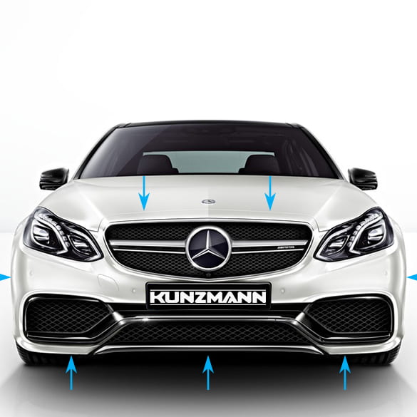 E 63 AMG Voorbumper Night-pakket E-Klasse W212 Original Mercedes-Benz