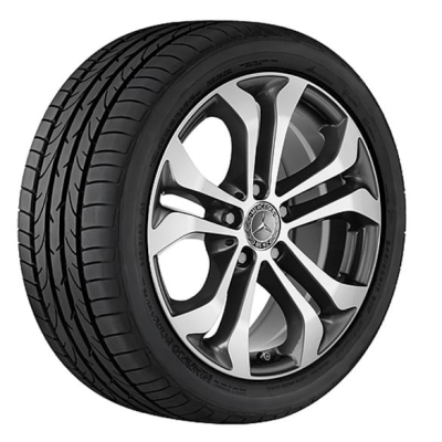17 inch velgenset 5-dubbelspaaks GLC X253 C253 Origineel Mer ...