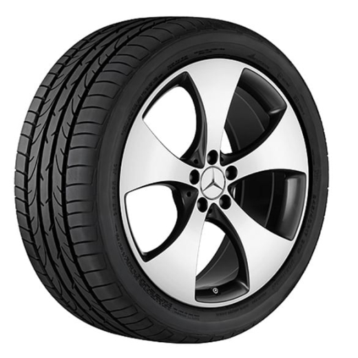 20 inch velgenset 5-spaaks velg GLC X253 C253 origineel Mer  | A25340113007X44-Satz