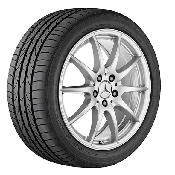 18-inch velgenset 10-spaaks GLE W166 Original Mercedes-Benz