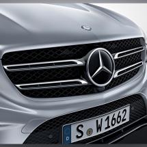 GLE W166 | Night-pakket grille auto | Origineel Mercedes-B‎e | GLE W166-Kuehlergrill