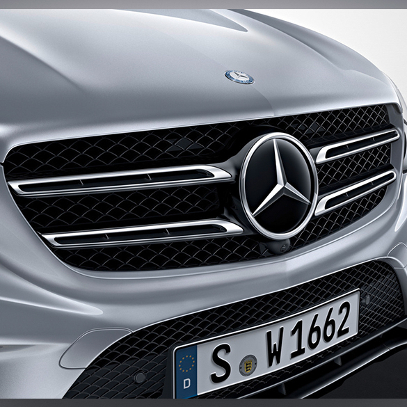 GLE W166 | Night-pakket grille auto | Origineel Mercedes-B‎e | GLE W166-Kuehlergrill
