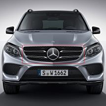 GLE W166 | Night-pakket grille auto | Origineel Mercedes-B‎e | GLE W166-Kuehlergrill