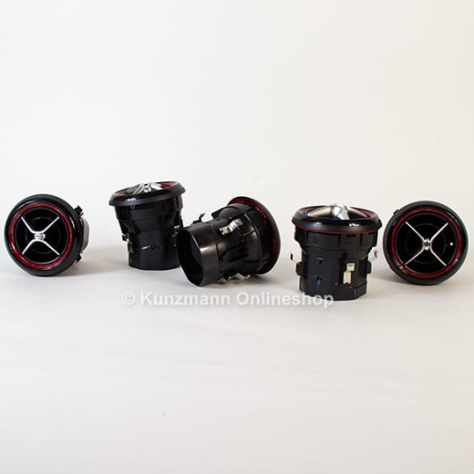 AMG ventilatieroosters rood A-Klasse W176 Origineel Mercedes | W176-rote-Luftduesen