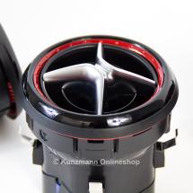 AMG ventilatieroosters rood A-Klasse W176 Origineel Mercedes | W176-rote-Luftduesen