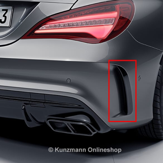 CLA 45 AMG Flaps Aero pakket Facelift achter CLA W117 Orig. | CLA45-Facelift-Heck-Flaps