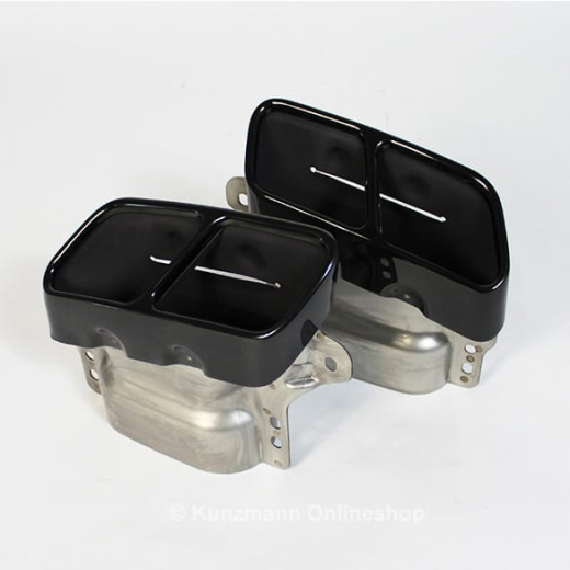 Uitlaatsierstukken CLA 45 AMG Performance | Nightpakket |  W | W117-AMG-Night-PF-Blenden