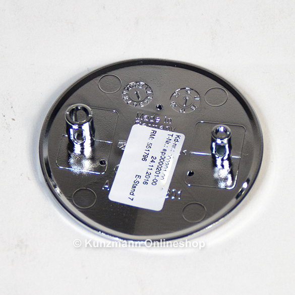 Frontembleem voorbumper zwart glanzend origineel Mercedes-B  | Stern-Emblem-schwarz-1