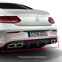 C 63 AMG diffuser achterzijde C-Klasse Coupé C205 & Cabrio A | C63CA205-Diffusor-AMG