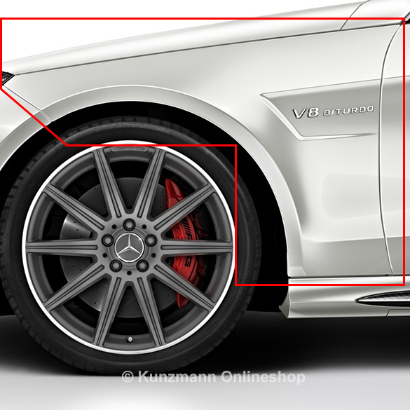 E63 AMG spatbord | E-Klasse W212 | origineel Mercedes-Benz | W212-E63-Kotfluegel