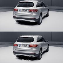 Exclusive diffuser Mercedes-Benz GLC X253 / C253 uitlaatsier | 253-Diffusor-Endrohre