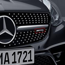 SLC R172 AMG-logo grille auto Origineel Mercedes-Benz | SLC-AMG-Logo-Grill