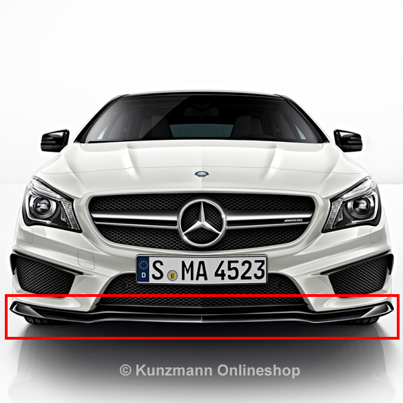 CLA 45 AMG frontspoiler lip CLA Coupé C117 Night-Pakket Origineel Mercedes-Benz
