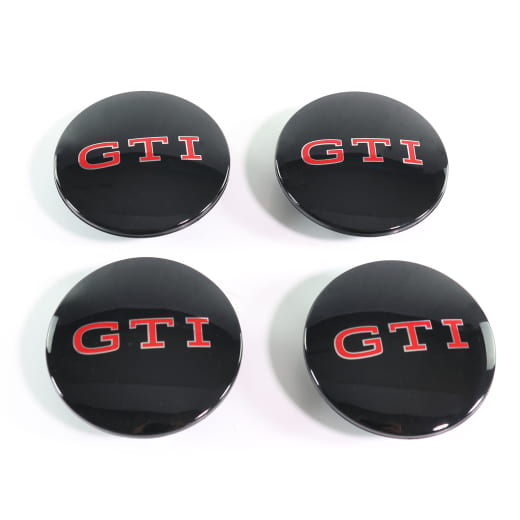 Caches-moyeux VW dynamiques logo GTI noir Original Volkswagen | 000071213E