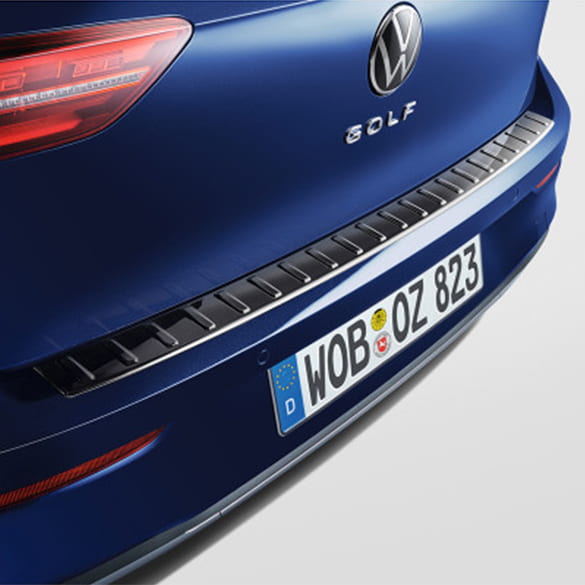 VW Golf 8 VIII Bumper protection piano black high gloss Genuine Volkswagen
