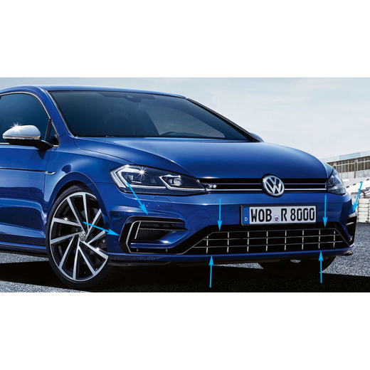 VW Golf 7 VII R front ventilation grille  | Golf-7-R-Lüftungsgitter