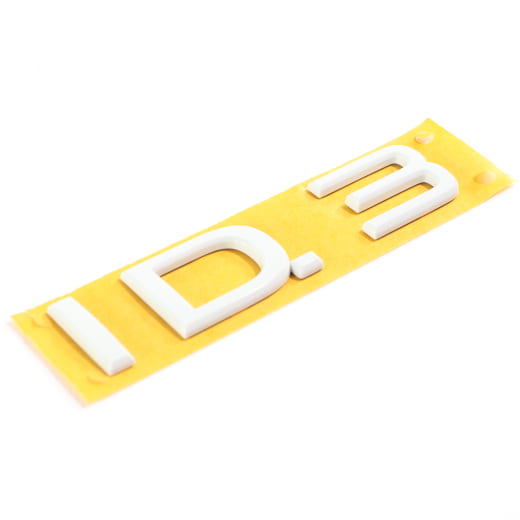 Scritta VW ID.3 emblema portellone posteriore bianco Original Volkswagen | 10A853687A C9A