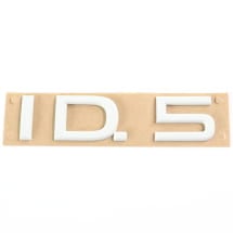 VW ID5 lettering emblem tailgate white Genuine Volkswagen | 11E853687 C9A