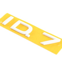 VW ID.7 lettering emblem tailgate white Genuine Volkswagen | 14A853687B C9A