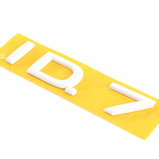 VW ID.7 Schriftzug Emblem Heckklappe Weiß Original Volkswagen | 14A853687B C9A