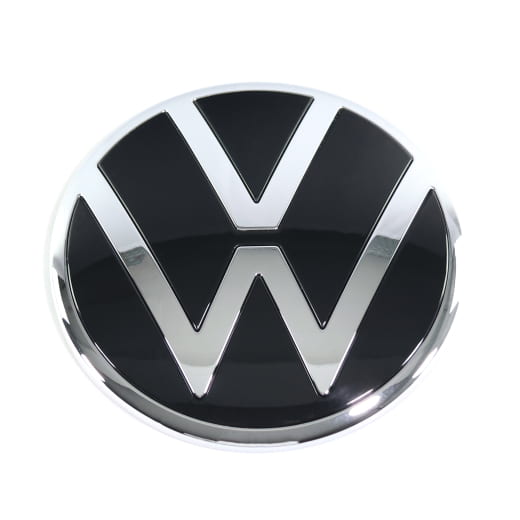VW Logo Heckklappe Caddy 5 Schwarz Chrom Original Volkswagen | 2K7853630 DPJ