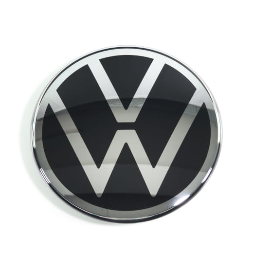 Logotipo VW de parrilla Golf 8 VIII negro cromo original Volkswagen | 5H0853601D/-H/-N DPJ