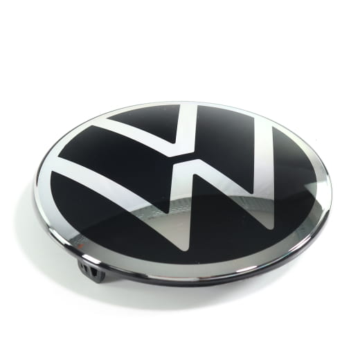 Logotipo VW de parrilla Golf 8 VIII negro cromo original Volkswagen | 5H0853601D/-H/-N DPJ