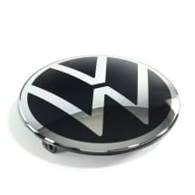 VW logo radiator grille Golf 8 VIII black chrome Genuine Volkswagen | 5H0853601D/-H/-N DPJ