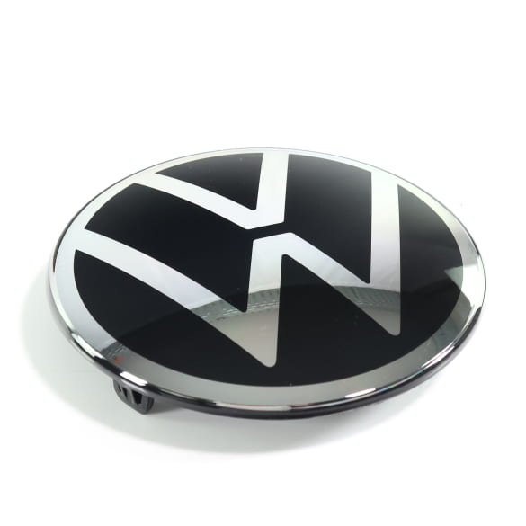 VW logo radiator grille Golf 8 VIII black chrome Genuine Volkswagen | 5H0853601D/-H/-N DPJ