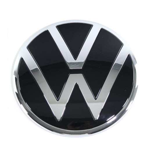 VW logo tailgate Caddy 5 black chrome Genuine Volkswagen | 2K7853630 DPJ