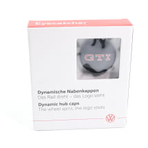 VW Nabendeckel dynamisch GTI-Logo Schwarz Original Volkswagen | 000071213E