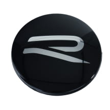 VW R Nabendeckel Satz Schwarz Chrom Original Volkswagen | 5H0601171B FOD
