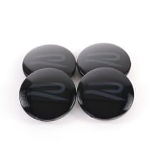 VW R Nabendeckel Satz schwarz grau Original Volkswagen | 5H0601171A 721-B