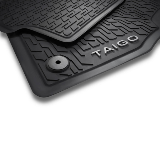 Alfombrillas de goma VW Taigo, 4 piezas, original Volkswagen | 2G7061500 82V